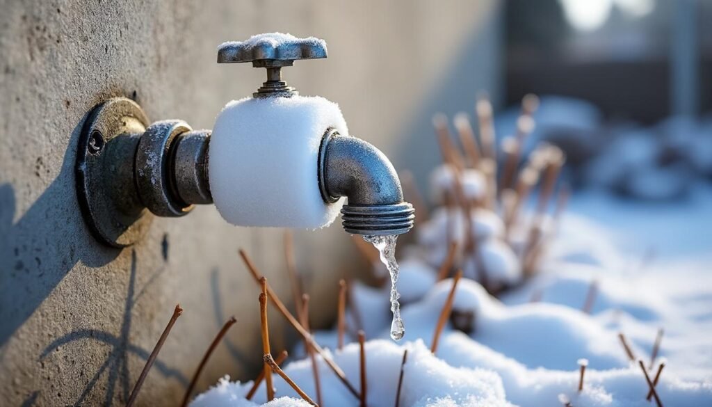 découvrez nos conseils pratiques pour hiverner votre robinet de jardin et éviter qu'il ne fende à cause du gel pendant l'hiver.